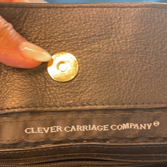 Genuine leather clever carriage company handbag - Picture 3 of 14